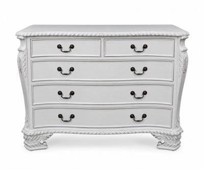 George III Serpentine 5 Drawer Chest