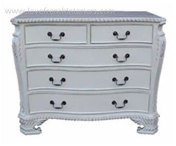 George III Serpentine 5 Drawer Chest
