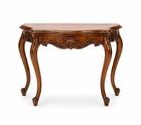 George III Serpentine Console Table