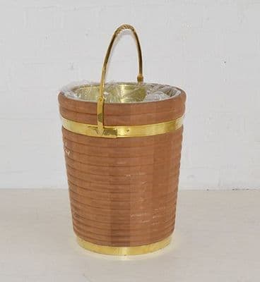 Georgian Irish Peat Bucket Small Horizontal Stripe
