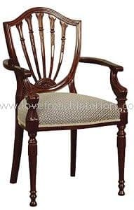 Georgian Shield Back Carver Chair