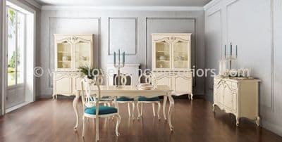 Glamour Dining Collection in Cream