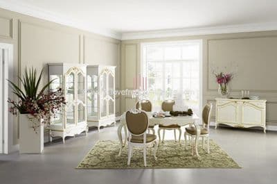 Glamour Dining Collection in White