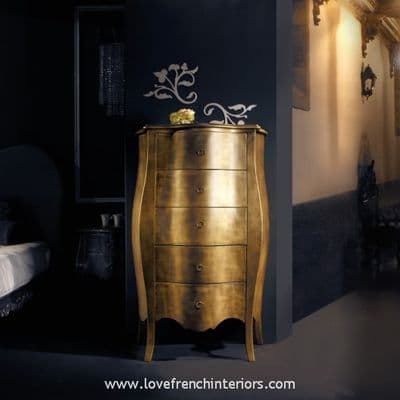 Glamour Five Drawer Chest