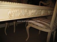 Glass and Mahogany Dining Table