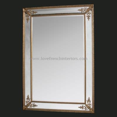 Gold French Large Mirror