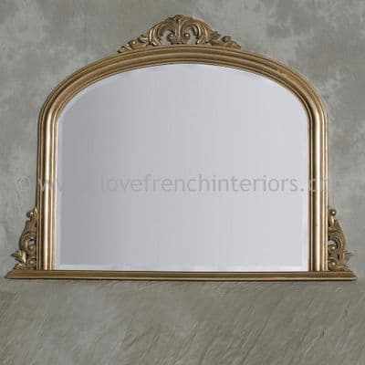 Gold Overmantel Mirror