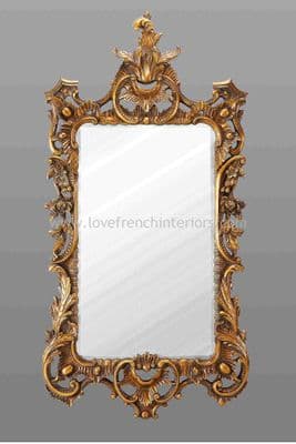 Gold Rectangular Mirror