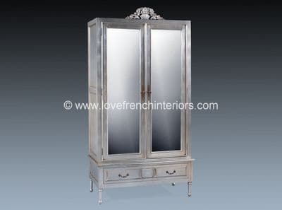 Isabelle Mirrored Armoire