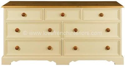 Juline Bespoke 3 over 2 by 2 Chest of 7 Drawers 'B'