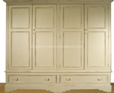 Juline Bespoke Four Door Wardrobe 'B'