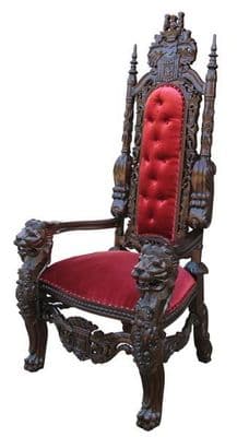 King Lion Throne Chair