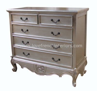 Louis 2 over 3 Five Drawer Chest