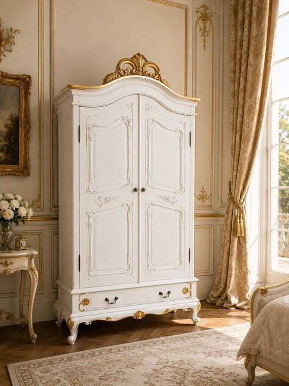 Louis Bespoke French Armoire Wardrobe