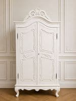 Louis Bespoke French Armoire Wardrobe no drawer