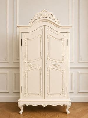Louis Bespoke French Armoire Wardrobe no drawer