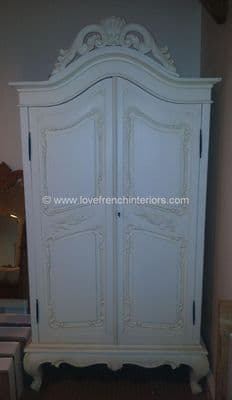 Louis Bespoke French Armoire Wardrobe no drawer