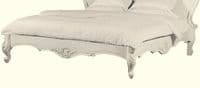 Louis Carved Bed in Antique White