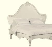 Louis Carved Bed in Antique White