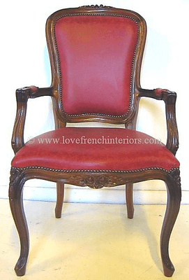 Louis High Back Carver Chair