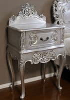 Louis One Drawer French Bedside Table