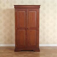 Louis Philippe Double Sleigh Armoire