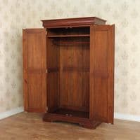 Louis Philippe Double Sleigh Armoire