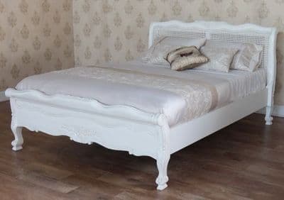 Louis Rattan Bed with Low Footend