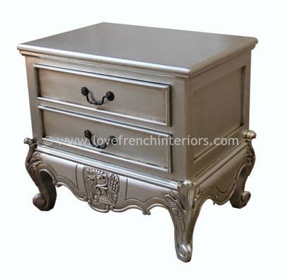 Louis Two Drawer Bedside