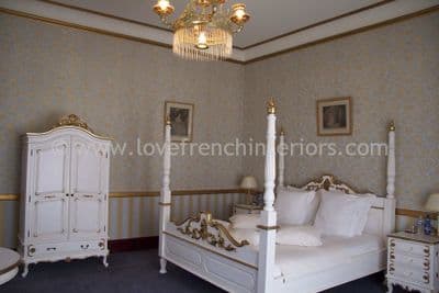 Louis XV Four Poster Bed Super Kingsize