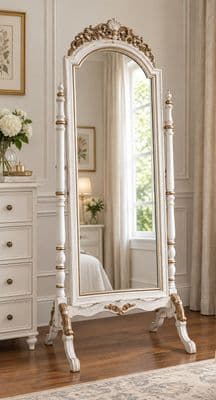 Louis XVI Large Cheval Bespoke Mirror