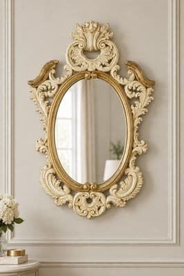Lucy Carved Ornate Mirror