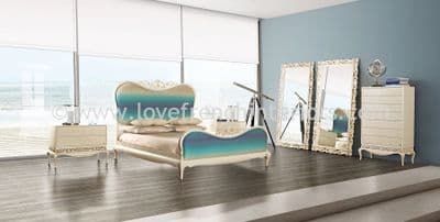 Luxus Bedroom Collection in Cream and Turquoise