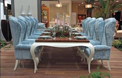 Luxus Dining Collection in Blue and White