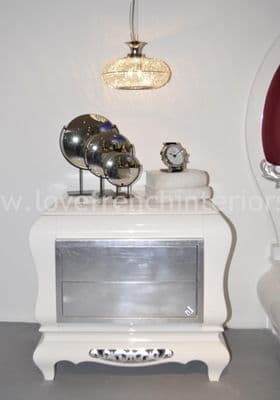 New York Two Drawer Bedside