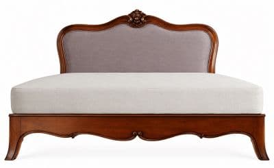 Paris Mahogany Upholstered Bed