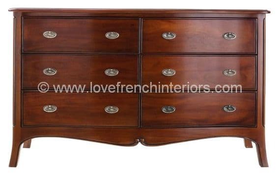 Paris Mahogany Wide Chest