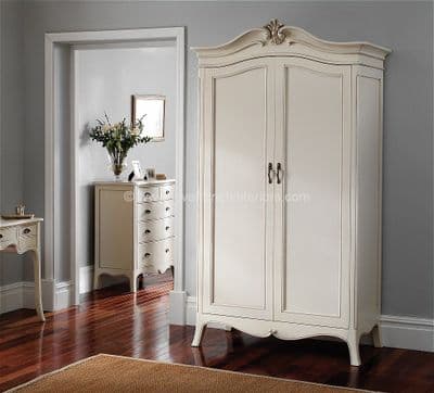 Paris Painted Double Wardrobe