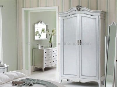 Paris Silver Double Wardrobe