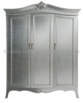 Paris Silver Triple Wardrobe