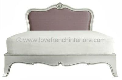 Paris Silver Upholstered Bed