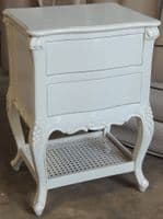Provence Rattan Bed in Antique White
