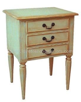 Regency 3 Drawer Bedside