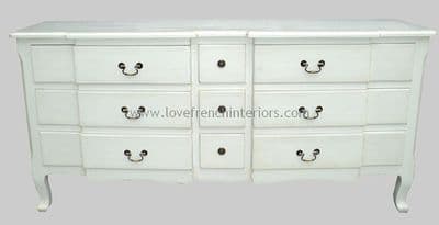 Rochelle 9 Drawer Wide Chest in your choice of colour