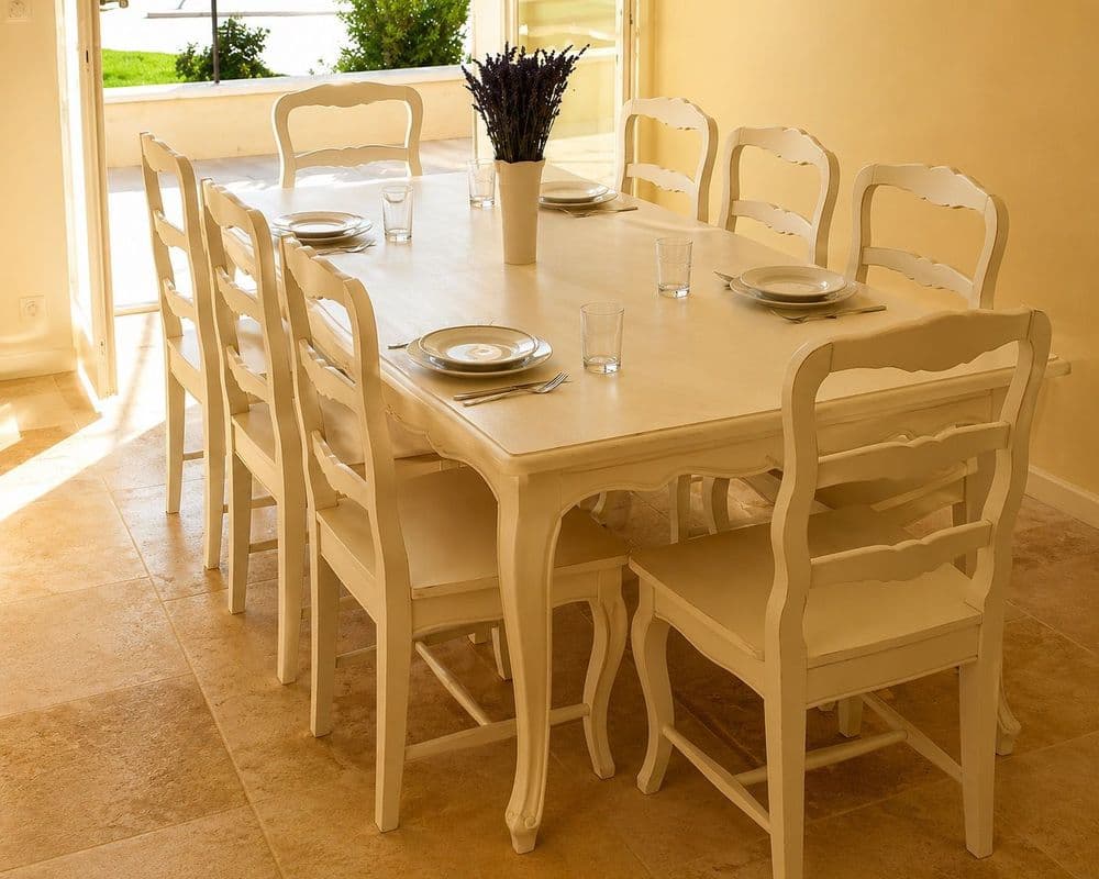 Rochelle French Dining Table in your choice of colour