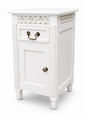 Rochelle Fretwork French Bedside in your choice of colour