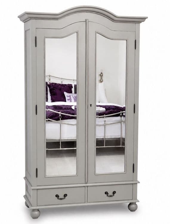 Rochelle Star Double Mirrored French Wardrobe