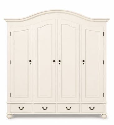 Rochelle Star Four Door Wardrobe in your choice of colour