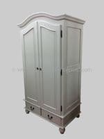 Rochelle Star French Mirrored Wardrobe in your choice of colour