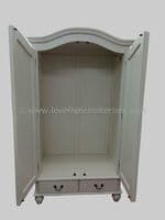 Rochelle Star French Mirrored Wardrobe in your choice of colour